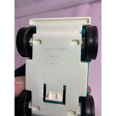 Fisher Price Little People Disney Railway Train Cars Dog Mustache Cowboy Vtg Lot