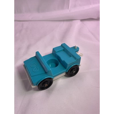 Fisher Price Little People Disney Railway Train Cars Dog Mustache Cowboy Vtg Lot