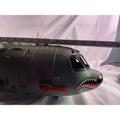 Toys R Us Shark Fighter Plane Aircraft Wingspan Toy Gray 31x34"