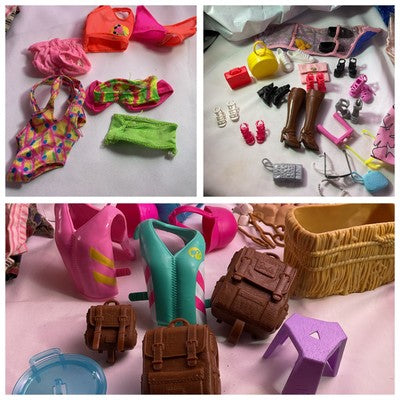 Vintage Barbie Ken Lot Dolls Clothes Accessories Twist Turn 60s 70s 80s 100+ pcs