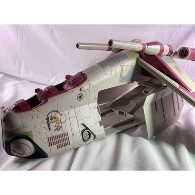Hasbro Star Wars Clone Wars CW TRU Republic Gunship Crumb Bomber 2009 White