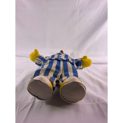 Tomy Vintage B2 Banana In Pajamas Plush D6 1995 12" Yellow/Blue