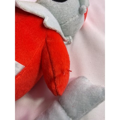 Tomy Pokémon Delibird Squishy Animal Plush Toy 12" 2017 Red/Gray