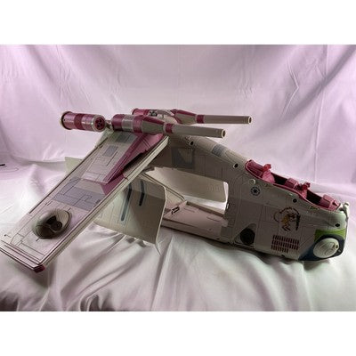 Hasbro Star Wars Clone Wars CW TRU Republic Gunship Crumb Bomber 2009 White