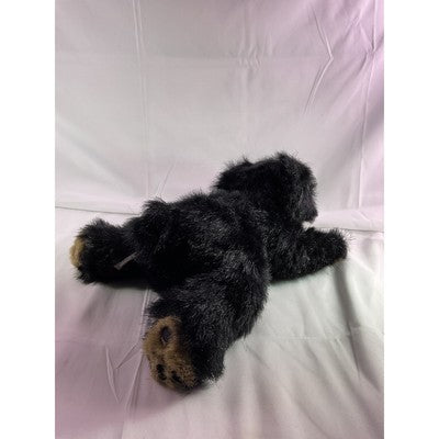 Bearington Collection Rocky The Black Bear Stuffed Animal Toy 12"