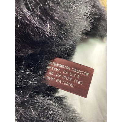 Bearington Collection Rocky The Black Bear Stuffed Animal Toy 12"