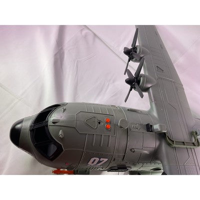 Toys R Us Shark Fighter Plane Aircraft Wingspan Toy Gray 31x34"