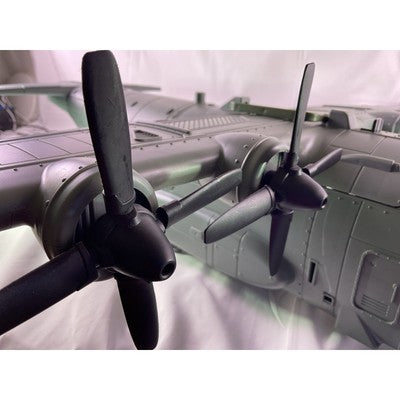 Toys R Us Shark Fighter Plane Aircraft Wingspan Toy Gray 31x34"