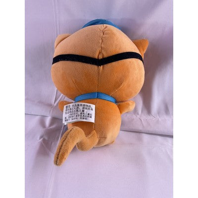 Octanauts Kwazii Pirate Cat Huawang Stuffed Animal Plush Toy 10" Orange