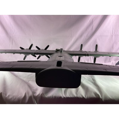Toys R Us Shark Fighter Plane Aircraft Wingspan Toy Gray 31x34"