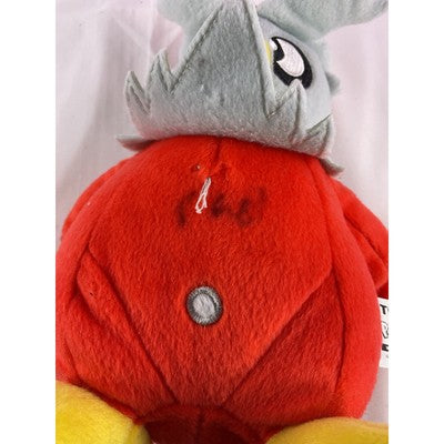 Tomy Pokémon Delibird Squishy Animal Plush Toy 12" 2017 Red/Gray