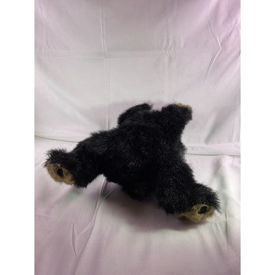 Bearington Collection Rocky The Black Bear Stuffed Animal Toy 12"