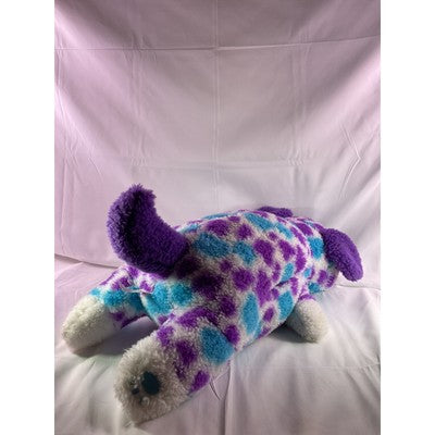 Russ Hug A Pet Puppy Dog Soft Animal Plush Toy 20" Spotted Purple Blue