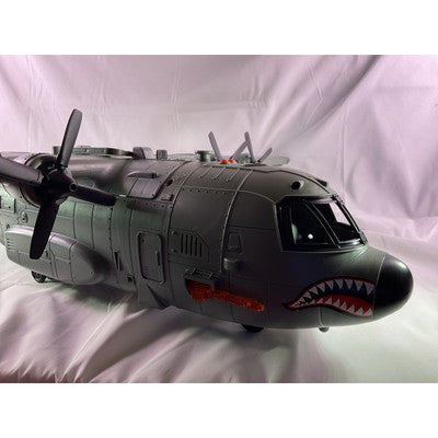 Toys R Us Shark Fighter Plane Aircraft Wingspan Toy Gray 31x34"