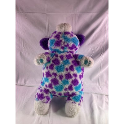 Russ Hug A Pet Puppy Dog Soft Animal Plush Toy 20" Spotted Purple Blue