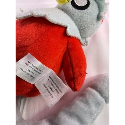 Tomy Pokémon Delibird Squishy Animal Plush Toy 12" 2017 Red/Gray