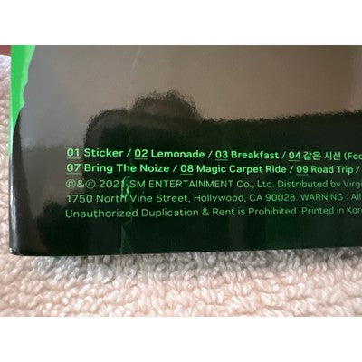 NCT 127 Sticker The 3rd Album K-Pop CD With Photocard Booklet Set 2021