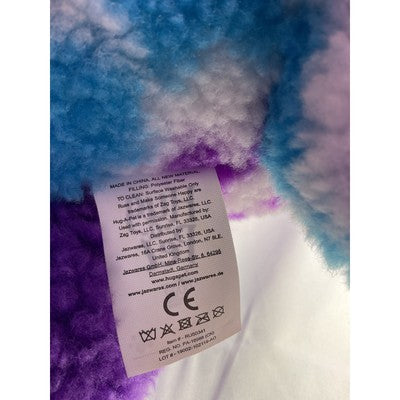 Russ Hug A Pet Puppy Dog Soft Animal Plush Toy 20" Spotted Purple Blue