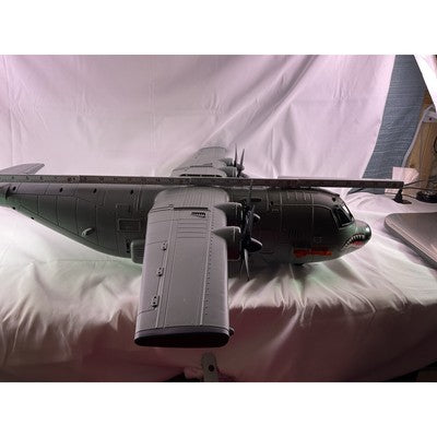 Toys R Us Shark Fighter Plane Aircraft Wingspan Toy Gray 31x34"