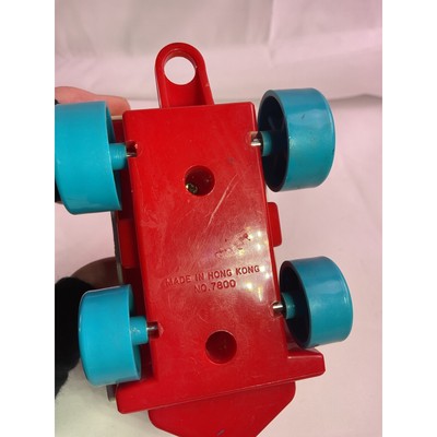 Fisher Price Little People Disney Railway Train Cars Dog Mustache Cowboy Vtg Lot