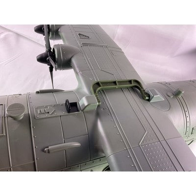 Toys R Us Shark Fighter Plane Aircraft Wingspan Toy Gray 31x34"