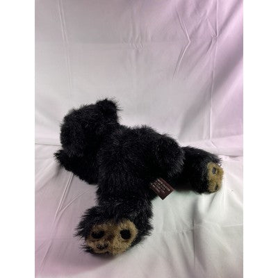Bearington Collection Rocky The Black Bear Stuffed Animal Toy 12"