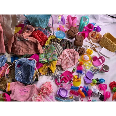 Vintage Barbie Ken Lot Dolls Clothes Accessories Twist Turn 60s 70s 80s 100+ pcs