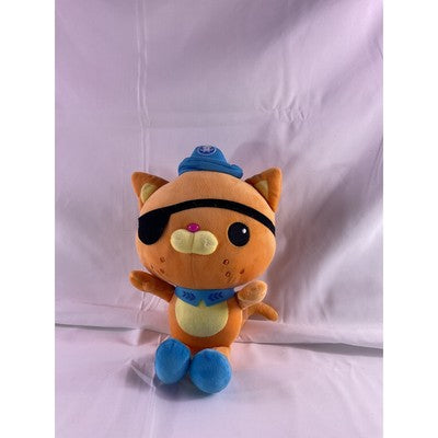 Octanauts Kwazii Pirate Cat Huawang Stuffed Animal Plush Toy 10" Orange