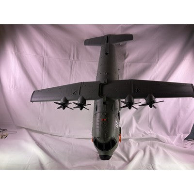 Toys R Us Shark Fighter Plane Aircraft Wingspan Toy Gray 31x34"