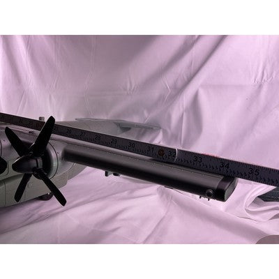 Toys R Us Shark Fighter Plane Aircraft Wingspan Toy Gray 31x34"