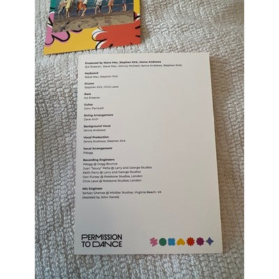 BTS Butter Cream CD Photocard Lyric Cards Folded Message Card Album Set 2021