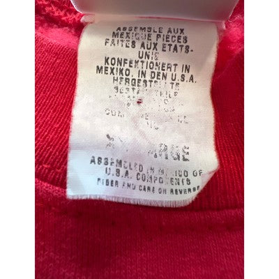 Disney Mickey Mouse Vintage 90s Casual Pullover Unisex Sweatshirt Red XXL