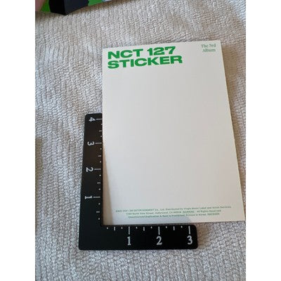 NCT 127 Sticker The 3rd Album K-Pop CD With Photocard Booklet Set 2021
