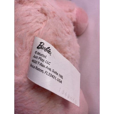 Mattel Barbie Pig Talks Oinks Sounds Works Stuffed Animal Plush 8" Pink