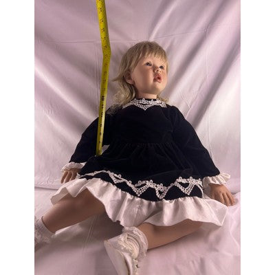 Bruno Rossellini Doll Chloe Life Size Toddler 27" Limited Porcelain 1997 Signed