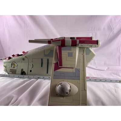Hasbro Star Wars Clone Wars CW TRU Republic Gunship Crumb Bomber 2009 White