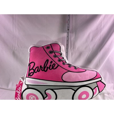 Barbie The Movie Barbie Roller Skate Decorative Bed Pillow 2023 12x20" Pink NWT