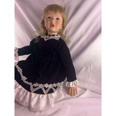 Bruno Rossellini Doll Chloe Life Size Toddler 27" Limited Porcelain 1997 Signed