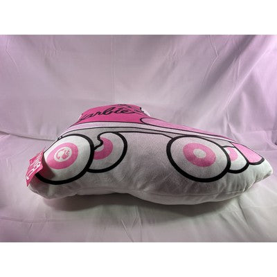 Barbie The Movie Barbie Roller Skate Decorative Bed Pillow 2023 12x20" Pink NWT