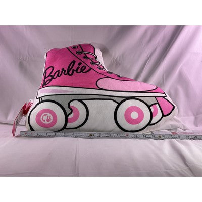 Barbie The Movie Barbie Roller Skate Decorative Bed Pillow 2023 12x20" Pink NWT