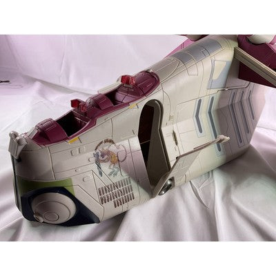 Hasbro Star Wars Clone Wars CW TRU Republic Gunship Crumb Bomber 2009 White
