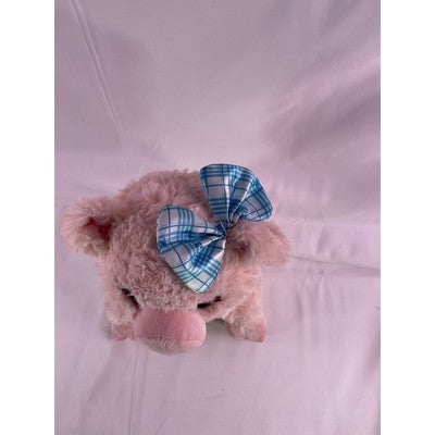 Mattel Barbie Pig Talks Oinks Sounds Works Stuffed Animal Plush 8" Pink