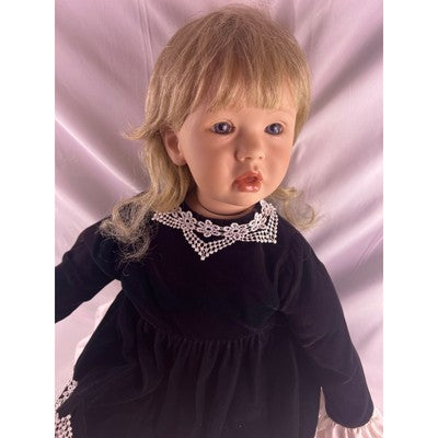 Bruno Rossellini Doll Chloe Life Size Toddler 27" Limited Porcelain 1997 Signed