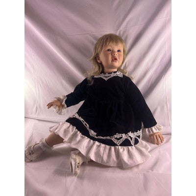 Bruno Rossellini Doll Chloe Life Size Toddler 27" Limited Porcelain 1997 Signed