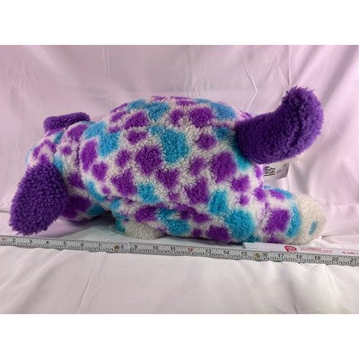 Russ Hug A Pet Puppy Dog Soft Animal Plush Toy 20" Spotted Purple Blue 