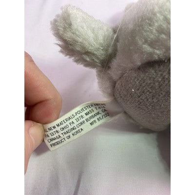 Walt Disney Dumbo Plush Toy Animated Film Classic 8" Gray