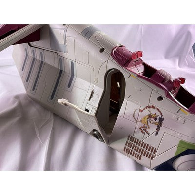 Hasbro Star Wars Clone Wars CW TRU Republic Gunship Crumb Bomber 2009 White
